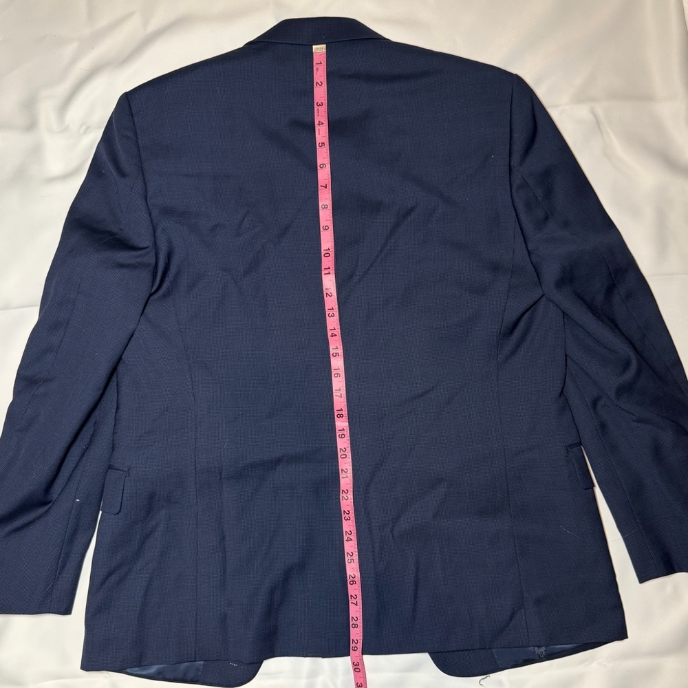 Lauren Ralph Lauren Black Label Wool Blend Navy Blazer 40R - Picture 3 of 9